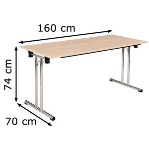 Produktbild für Klapptisch Sodematub TPCH167E, aus Holz