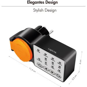 Produktbild für Zeitschaltuhr LogiLink ET0015, digital