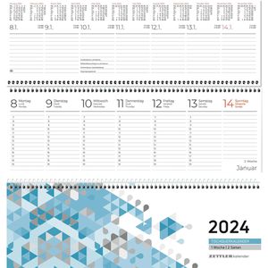Tischkalender Zettler 116, Jahr 2023