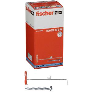 Schrauben-Dübel-Set Fischer 539025, DuoTec 10 S PH