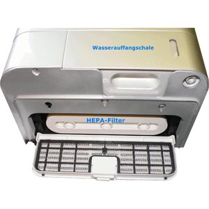 Produktbild für Händetrockner JSD JSD-UVclean, 60130, Jet-Luftstrom, silber