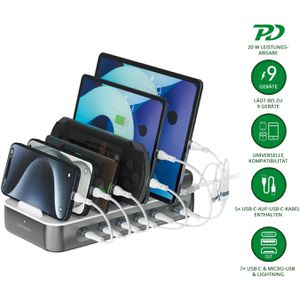 Produktbild für Ladestation 4smarts Team, spacegrau