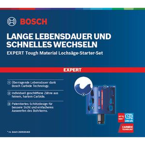 Produktbild für Lochsäge Bosch Expert Tough Material, Starter-Set