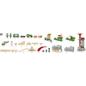 Produktbild für Spielzeugeisenbahn BRIO World Gebirgs-Frachten Set