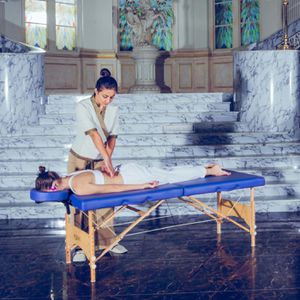 Produktbild für Massageliege Master-Massage Brady, aus Holz, klappbar