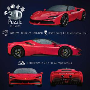 Produktbild für Puzzle Ravensburger 12008041, Iconics - Ferrari SF90 Stradale