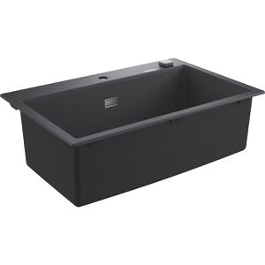 Produktbild für Spülbecken GROHE K700 Kompositspüle, Einzelbecken, schwarz
