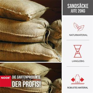 Produktbild für Jutesack NOOR 070306010PSS, extra stark, 10 Stück