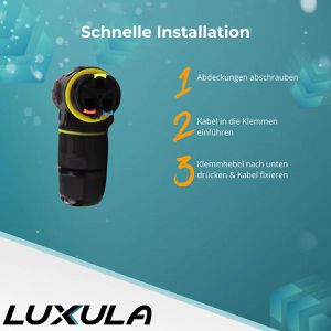 Produktbild für Kabelverbinder Luxula LX900124, IP68 wasserdicht