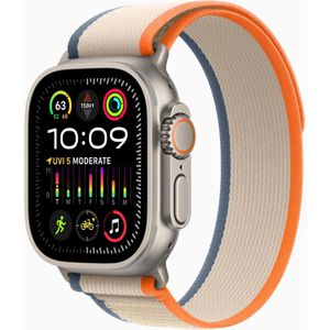 Apple Smartwatch Watch Ultra 2 iOS GPS Cellular 49 mm M L NFC EKG Titan Trail orange beige Bottcher AG