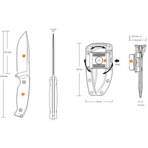 Produktbild für Jagdmesser Ruike Jager F118