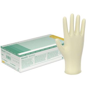 Einmalhandschuhe B.Braun Manufix Sensitive, weiß, 90 Stück