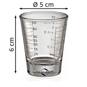 Produktbild für Messbecher Küchenprofi Mini 0912503550, aus Glas