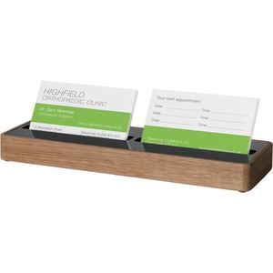 Visitenkartenhalter Sigel VA201 Eichenholz / Acryl