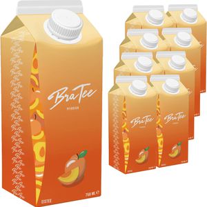 Produktbild für Eistee BraTee Capital Bra Pfirsich, im Tetrapack