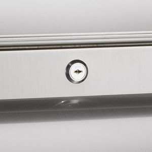 Produktbild für Briefkasten Alco 8605, silber, aus Edelstahl