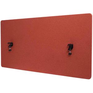 Produktbild für Tischtrennwand Mendler HWC-G75, braun