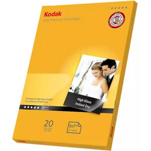 Produktbild für Fotopapier Kodak 185Z000360, für Inkjet, 13 x 18 cm