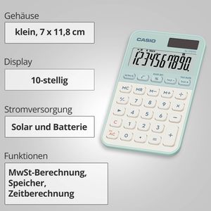Produktbild für Taschenrechner Casio SL 310YC LG, mit Zeitberechnung