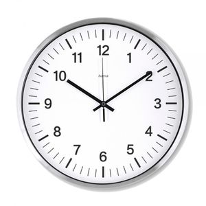 Produktbild für Wanduhr Hama Java, Metall, analog, Funkuhr