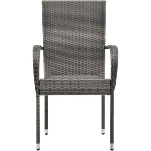 Produktbild für Gartenstuhl vidaXL 310085, Polyrattan