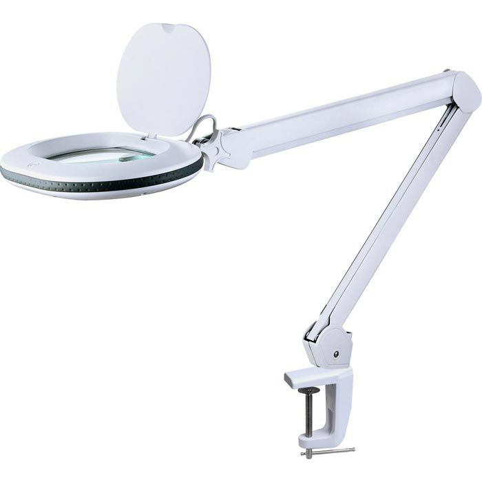 LED Lupenleuchte mit 8-facher Lupe Arbeitsleuchte Lupenlampe Lupe