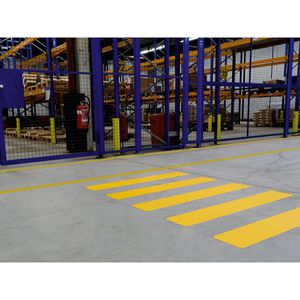 Produktbild für Bodenmarkierung Durable 181004 Zebrastreifen gelb