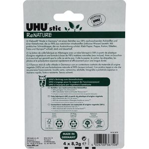 Produktbild für Klebestift UHU ReNature, 8,2g