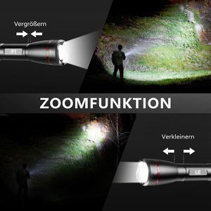 Produktbild für Taschenlampe Lepro LE, LED, aufladbar