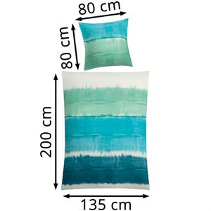Produktbild für Bettwäsche Kleine-Wolke Long Beach, Pazifik, Satin