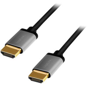 HDMI-Kabel LogiLink CHA0103 HDMI 2.0, vergoldete Stecker
