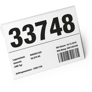 Produktbild für Kennzeichnungstasche Durable 116219, A5 quer