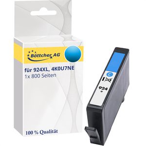 Tinte Böttcher-AG Premium für HP 924, 4K0U7NE, cyan