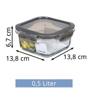 Produktbild für Frischhaltedose LocknLock LLG214G, aus Glas
