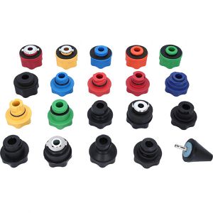 Produktbild für Trichter KS-Tools 150.9130, transparent, 24-teiliges Set