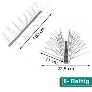 Produktbild für Vogelabwehr PRIOstahl Taubenspikes, 10 Meter