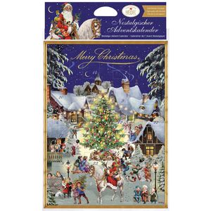 Adventskalender Heidel Nostalgisch Merry Christmas