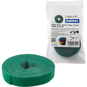 Klettband LogiLink KAB0054, grün