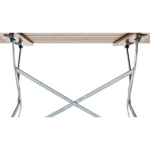 Produktbild für Bistrotisch RUKU1952 TQU80S4NU, wetterfest, eckig, 5-teilig