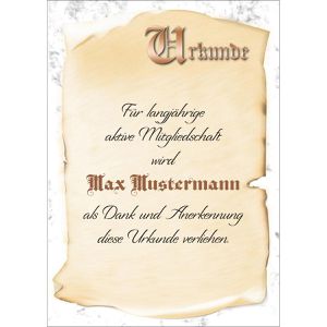 Produktbild für Briefpapier Böttcher-AG dp852, Urkunde 02, A4