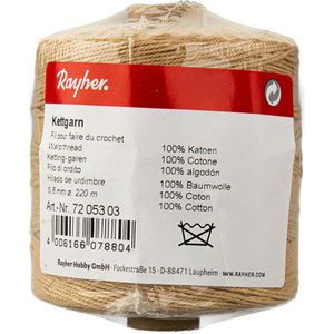 Produktbild für Bindfaden Rayher 7205303, Kettgarn, 6-fach