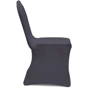 Produktbild für Stuhlhusse vidaXL 131412, elastisch, anthrazit