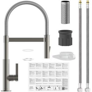 Produktbild für Küchenarmatur Schütte Miami, graphit