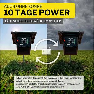 Produktbild für Weidezaungerät Horizont ranger AS3000, 10390, mit Solar
