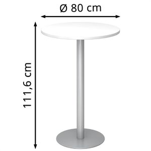 Produktbild für Stehtisch Hammerbacher STH08, weiß