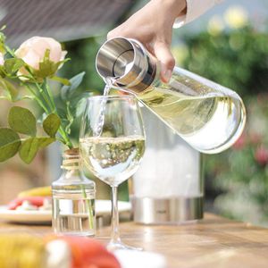 Produktbild für Karaffe Emsa Flow Slim 514233, mit Deckel