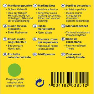 Produktbild für Markierungspunkte Zweckform 3851, grün