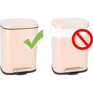 Produktbild für Mülleimer Wenko Leno, taupe