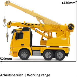 Produktbild für Baustellenfahrzeug JAMARA Schwerlastkran Mercedes-Benz Arocs