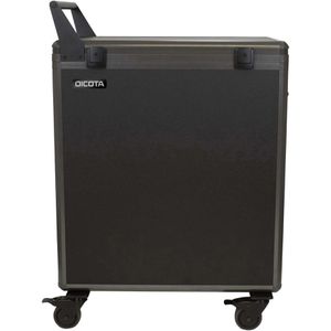 Laptopwagen Dicota Lade-Trolley, D32004, schwarz